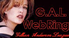 Gillian Anderson League homepage